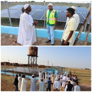 شركة (سوداني ) تنفذ منظومات طاقة شمسية في محطات مياه بولايتى سنار والجزيرة